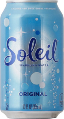 Signature Select Soleil Water Sparkling Original - 8-12 Fl. Oz. - Image 5