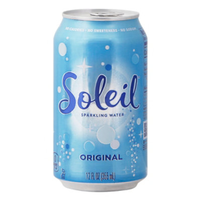 Signature Select Soleil Water Sparkling Original - 8-12 Fl. Oz. - Image 1