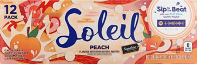 Signature Select Soleil Water Sparkling Peach - 12-12 Fl. Oz. - Image 6