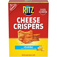 RITZ Cheese Crispers Chips Potato And Wheat Cheddar - 7 Oz - Image 2