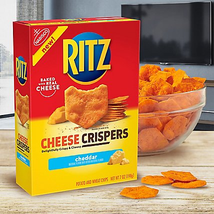 RITZ Cheese Crispers Chips Potato And Wheat Cheddar - 7 Oz - Image 5
