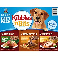 Kibbles N Bits Bistro & Homestyle Dog Food Variety Pack - 12-13.2 Oz - Image 2