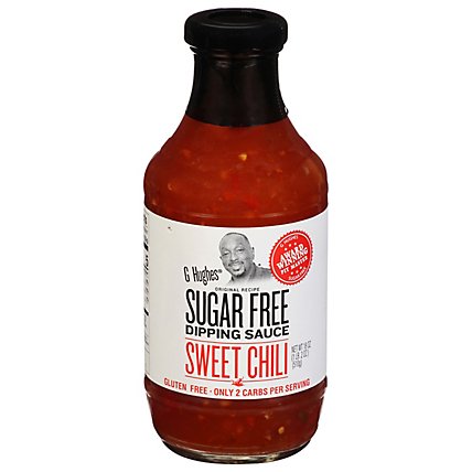 G Hughes Sauce Sweet Chili Sf - 18 Oz - Image 1