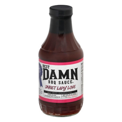 Best Damn Bbq Sauce Sweet Lady Love - 20 Oz