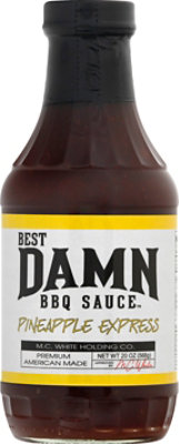 Best Damn Bbq Sauce Pineapple Exprs - 20 Oz - Image 2