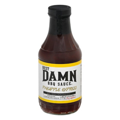 Best Damn Bbq Sauce Pineapple Exprs - 20 Oz - Image 1
