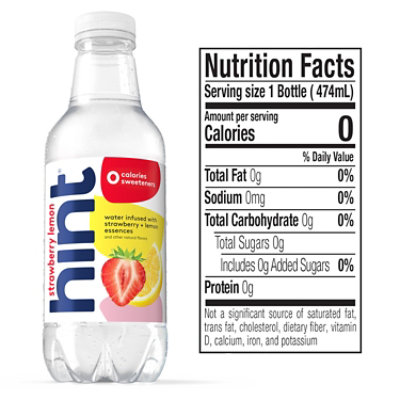 hint Water Infused With Watermelon Raspberry Lemon & Peach Variety Pack - 12-16 Fl. Oz. - Image 4