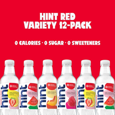 hint Water Infused With Watermelon Raspberry Lemon & Peach Variety Pack - 12-16 Fl. Oz. - Image 5