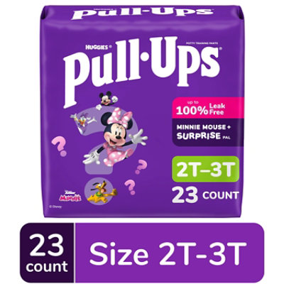 Pull-Ups Potty Training Underwear for Girls Size 4 2T 3T - 23 Count
