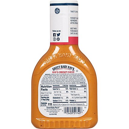 Sweet Baby Rays Chicken Dipping Sauce - 14 Fl. Oz. - Image 6