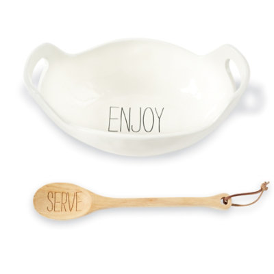 Mud Pie Enjoy Serving Bowl Set - Each