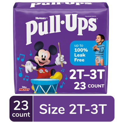 Pull-Ups Potty Training Underwear for Boys Size 4 2T 3T - 23 Count - Tom  Thumb