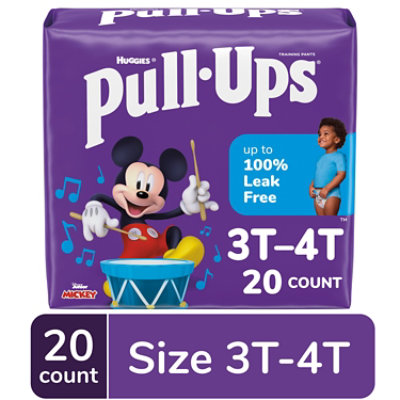 Pull-Ups Potty Training Underwear for Boys Size 5 3T 4T - 20 Count - Safeway