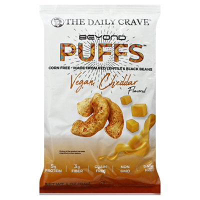 The Daily Crave Puff Vegan Cheddar - 4 Oz - Image 3