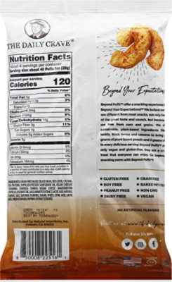 The Daily Crave Puff Vegan Cheddar - 4 Oz - Image 6