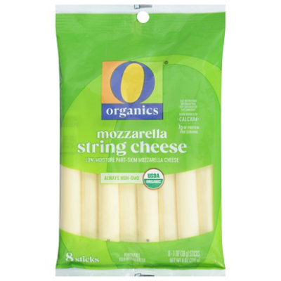 O Organics Mozzarella String Cheese - 8 Oz - Image 3