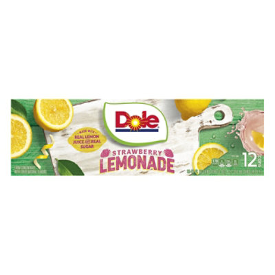 Dole Strawberry Lemonade Cans - 12-12 Fl. Oz. - Image 3