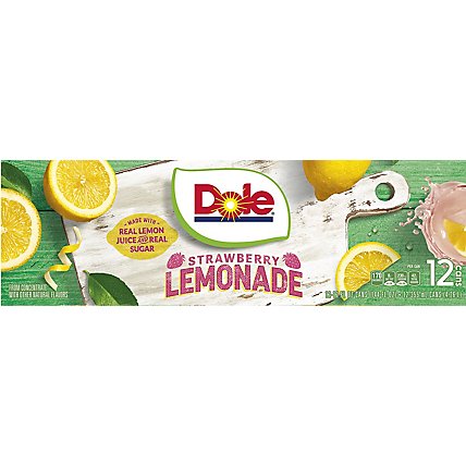 Dole Strawberry Lemonade Cans - 12-12 Fl. Oz. - Image 2