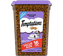 Temptations Classic Creamy Dairy Flavor Crunchy And Soft Cat Treats - 16 Oz