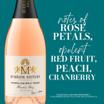 Mcbride Sisters Collection Brut New Zealand Rose Wine - 750 Ml - Image 2