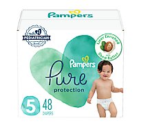 Pampers Pure Protection Diapers Size 5 - 48 Count