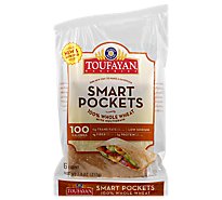 Toufayan Bakery Whole Wheat Smart Pocket - 7.4 Oz