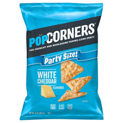 Popcorners Popped Corn Snack White Cheddar - 12 Oz. - Image 3