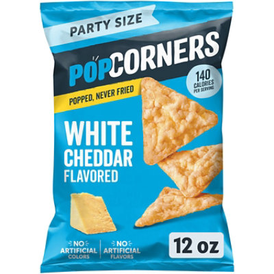 Popcorners Popped Corn Snack White Cheddar - 12 Oz. - Image 2
