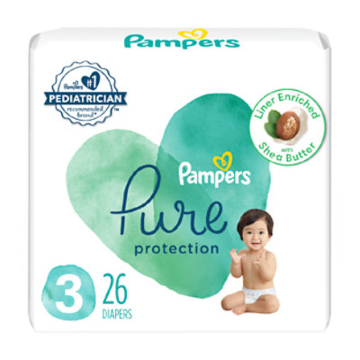 Pampers Pure Protection Diapers Size 26 Count pavilions