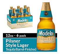 Modelo Reserva Tequila Barrel Beer Mexican Lager In Bottles 5.5% ABV - 6-12 Fl. Oz.