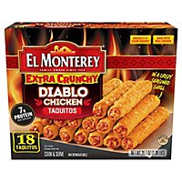 El Monterey Diablo Chicken Extra Crunchy Taquitos 18 Count - 20.7 Oz - Image 3