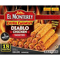 El Monterey Diablo Chicken Extra Crunchy Taquitos 18 Count - 20.7 Oz - Image 2