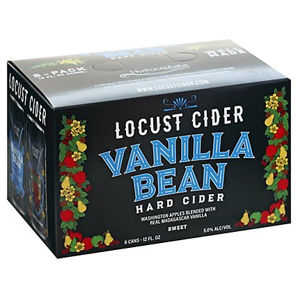 Locust Cider Vanilla Bean In Cans - 6-12 Fl. Oz. - Image 1