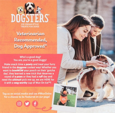 Dogsters ice cream nutrition best sale