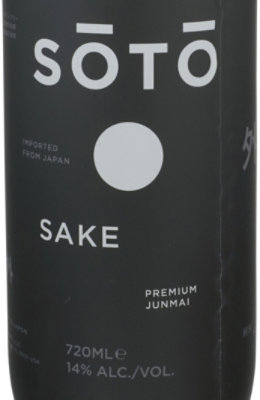 Soto So Junmai Sake - 720 Ml - Image 2