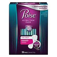 Poise Ultra Thin Incontinence Pads Maximum Absorbency - 36 Count - Image 3