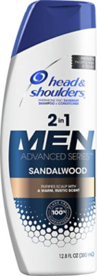 Head & Shoulders Advanced Series Mens 2n1 Sandalwood - 12.8 Fl. Oz. - Image 2
