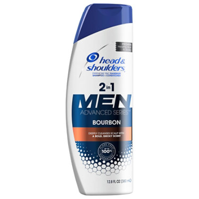 Head & Shoulders Advanced Series Bourbon 2in1 Men Anti Dandruff Shampoo + Conditioner - 12.8 Oz
