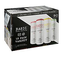 Basic Hard Seltzer Variety In Cans - 12-12 Fl. Oz.