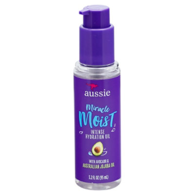 Aussie Miracle Moist Intense Hydration Oil With Jojoba Oil - 3.2 Fl. Oz.