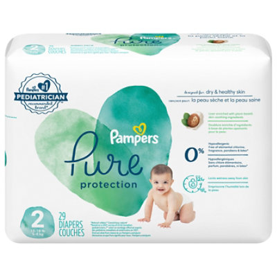 Pampers Pure Protection Diapers Size 29 Count pavilions
