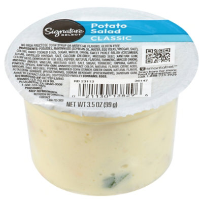 Signature Select Salad Potato Single Serve - 3.5 Oz