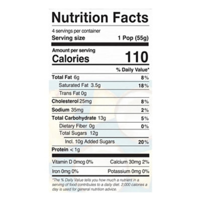 JonnyPops Frozen Treats Pineapple & Coconut With Fresh Cream - 4-2.06 Fl. Oz. - Image 4