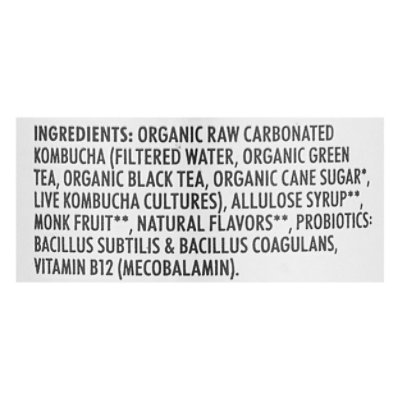 Humm Kombucha Zero Sugar Blood Orange - 11 Fl. Oz. - Image 5