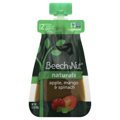 Beech-Nut Naturals Stage 2 Apple Mango & Spinach Baby Food - 3.5 Oz - Image 4