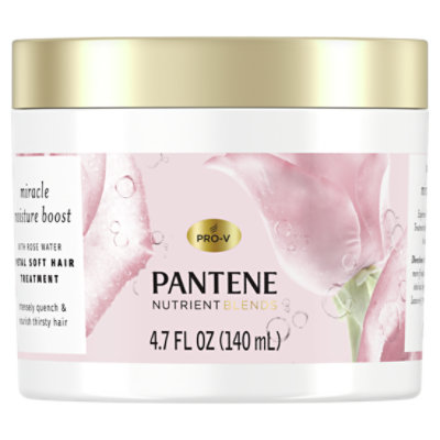 Pantene Nutrient Blends Hair Treatment With Rose Water - 4.7 Fl. Oz.