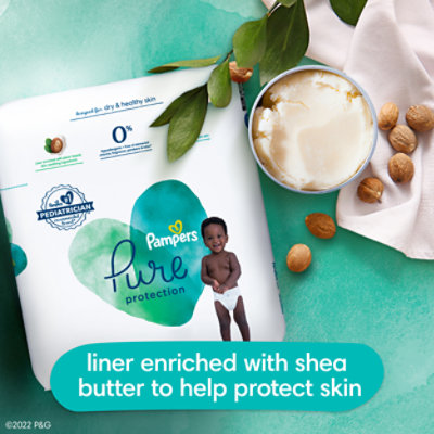 Pampers Pure Protection Diapers Size 5 - 19 Count - Image 2