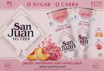 San Juan Hard Seltzer Rose Variety In Cans - 12-12 Fl. Oz. - Image 2