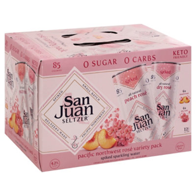 San Juan Hard Seltzer Rose Variety In Cans - 12-12 Fl. Oz. - Image 1