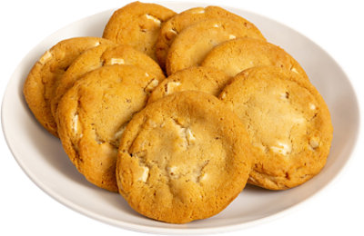 White Chocolate Macadamia Cookies - 10 Count - Image 1